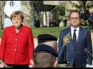 18e sommet des ministres franco-allemand : Angela Merkel et François Hollande à Metz