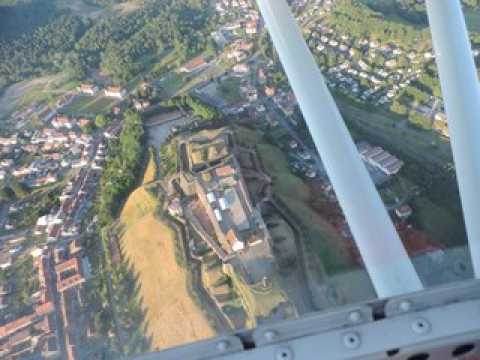 VIDEO : Survol de la citadelle de Bitche en...