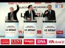 Débat des Régionales en Acal : opposition de styles entre Masseret, Philippot et Richert