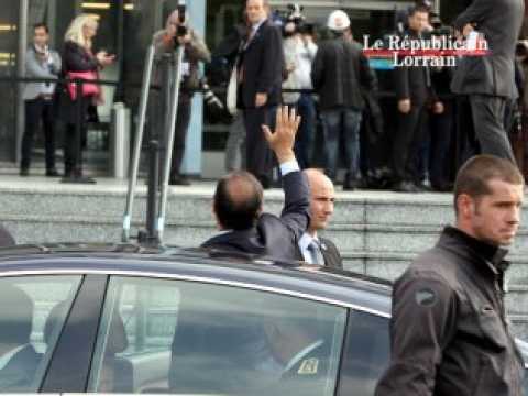 François Hollande en Lorraine : première étape à Florange