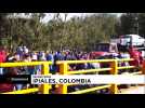 Venezuelan migrants protest after Ecuador shuts border crossing