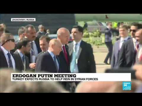 Russia: Turkish president Recep Tayyip Erdogan meets Vladimir Putin amid tensions in Syria's Idlib