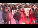 Anti-pension reform protest gets underway in Nantes - Label : AFPTV - First images - Category : News
