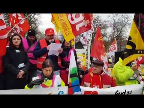 Nancy : la manifestation rassemble 6 000 opposants à la réforme des retraites