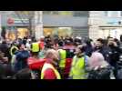 Nancy : Les manifestants se sont immobilisés rue Saint-Jean, les cortèges se rejoingnent