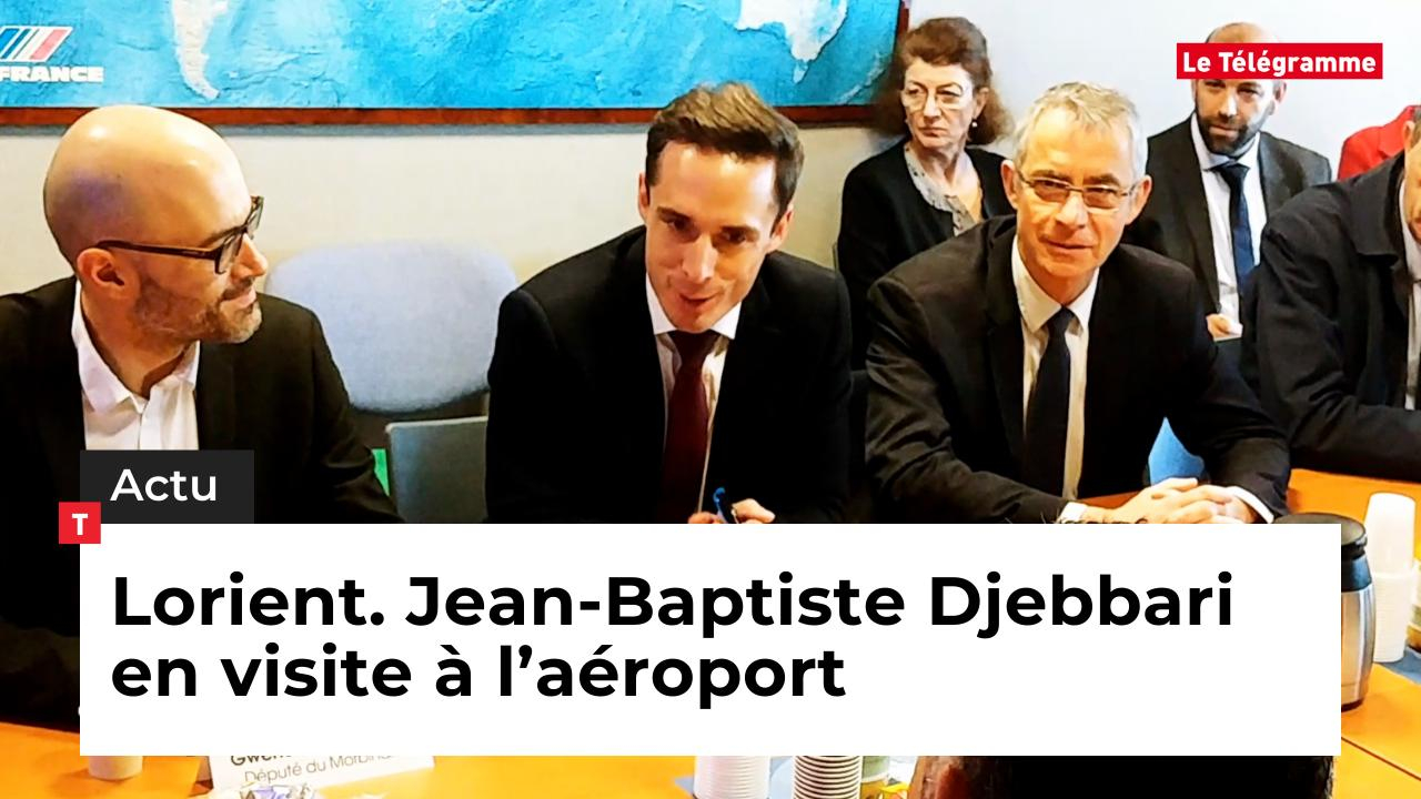 Lorient. Jean-Baptiste Djebbari en visite à l’aéroport (Le Télégramme)