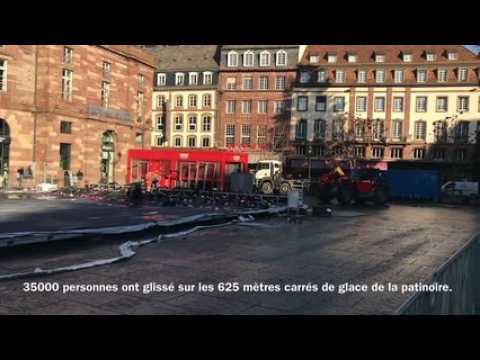 Strasbourg: on remballe les patins et le grand sapin