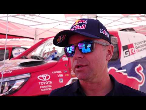 Dakar 2020 - Stage 7 - Interview Giniel de Villiers, TOYOTA GAZOO Racing