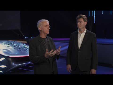 Mercedes-Benz VISION AVTR at the CES 2020 - Interview Ola Källenius and James Cameron