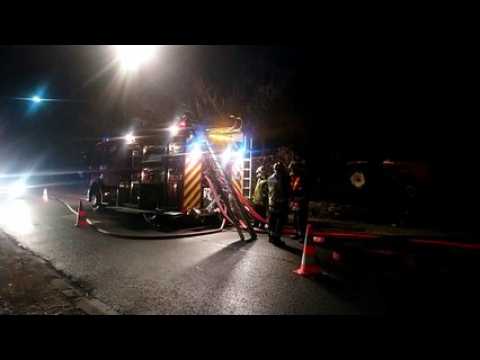 Incendie dans la nuit  à Trésilley (70)