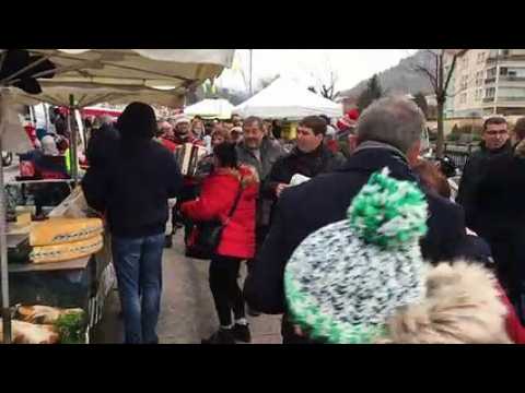 Le festival Accords des Montagnes démarre sur le marché de La Bresse