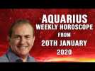 Aquarius Weekly Horoscopes &amp; Astrology from 20th January 2020