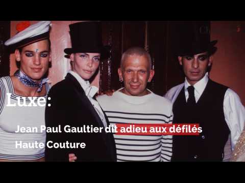 Jean Paul Gaultier dit adieu aux défilés Haute Couture 