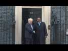 British Prime Minister Boris Johnson meets Kenyan President Uhuru Kenyatta at Downing Street
