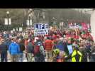 Pro-life campaigners take to the streets in Washington DC
