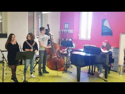 Séance de répétition pour les élèves de la spécialité musique du lycée Claude Gellée d’Épinal
