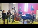 Séance de répétition pour les élèves de la spécialité musique du lycée Claude Gellée d’Épinal