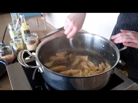 Claire, pâtissière au restaurant étoilé Toya à Faulquemont, propose un dessert simple et goûteux