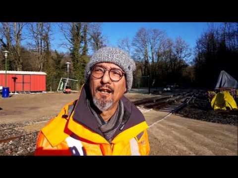 Bar-le-Duc : les travaux de la construction de la gare Chemin de fer historique de la Voie sacrée avancent