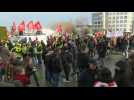 Anti-pension reform demonstrators take to streets of Lyon