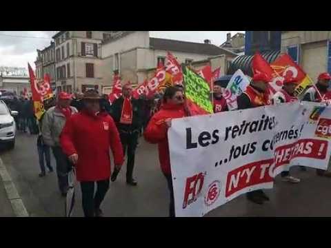 Bar-le-Duc : 110 manifestants contre la réforme des retraites