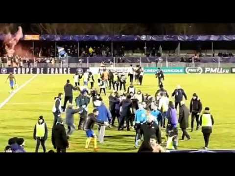 Épinal – Lille en Coupe de France (8e de finale) : la joie de tout un stade après la qualification des joueurs du SAS en quarts