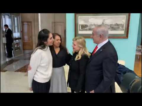 Netanyahu meets US-Israeli woman jailed for drug trafficking after Putin gives pardon