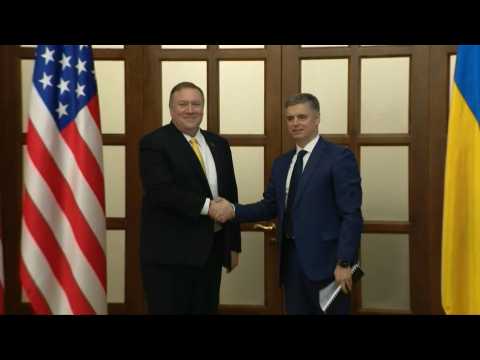 US State secretary Mike Pompeo meets with Ukrainian Foreign Minister Prystaiko