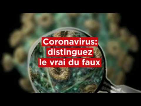 Coronavirus : distinguez le vrai du faux