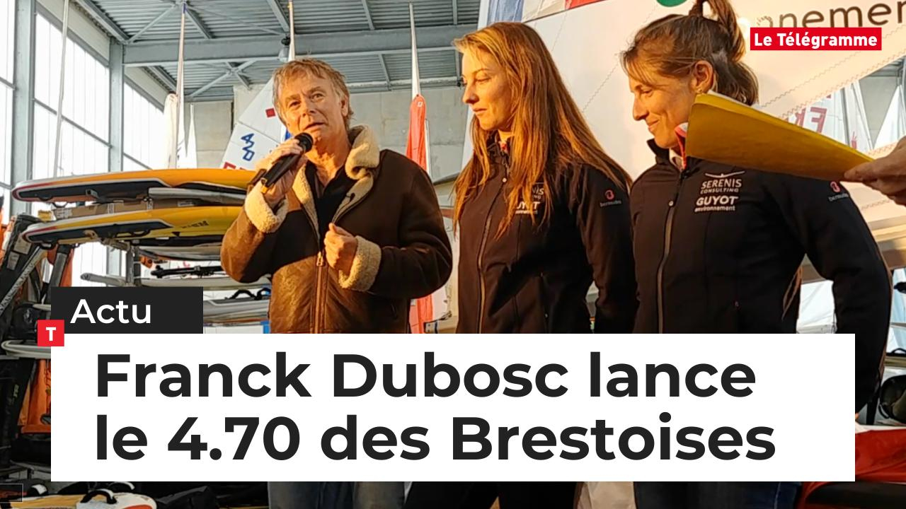 Franck Dubosc lance le 4.70 des Brestoises (Le Télégramme)