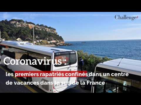 Coronavirus: Les premiers rapatriés confinés dans un centre de vacances dans le sud de la France