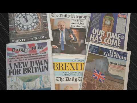 UK papers mark Brexit day
