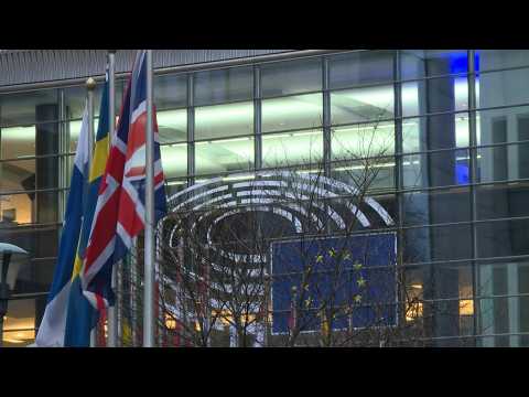 British flag flies for the last time at European Parliament