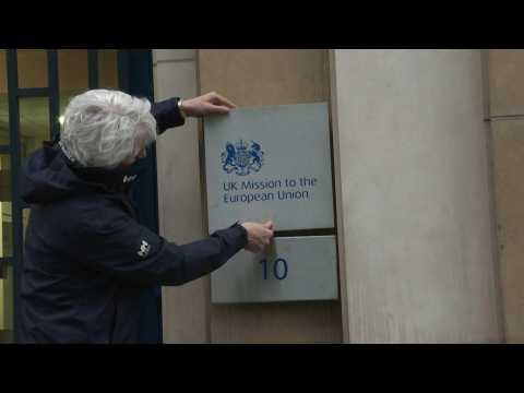 Brexit: UK changes name plate of diplomatic mission in Brussels