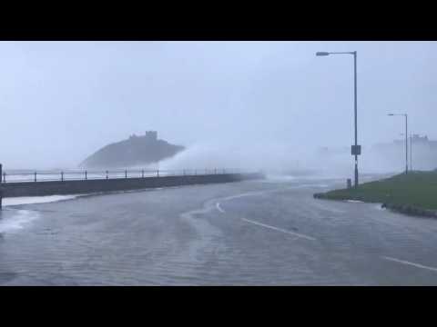 Storm Ciara batters Welsh coast