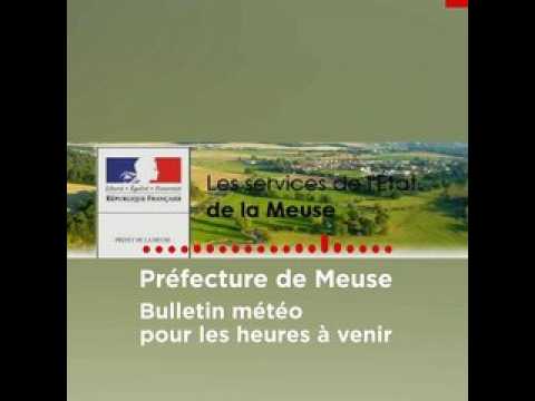 Message du service de la protection civile de la préfecture de la Meuse