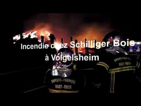 Incendie chez Schilliger Bois
