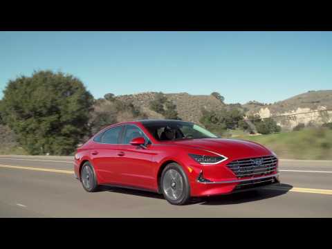 2020 Hyundai Sonata Hybrid Driving Video