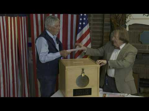 First town in New Hampshire votes in Democratic primary