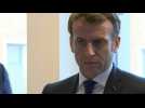 Coronavirus: France's Macron visits health ministry crisis centre