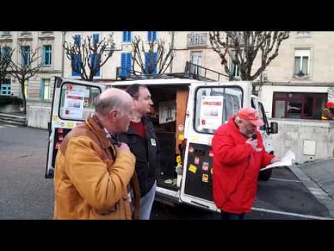 Bar-le-Duc : 150 manifestants contre le 49.3 pour l'adoption de la réforme des retraites