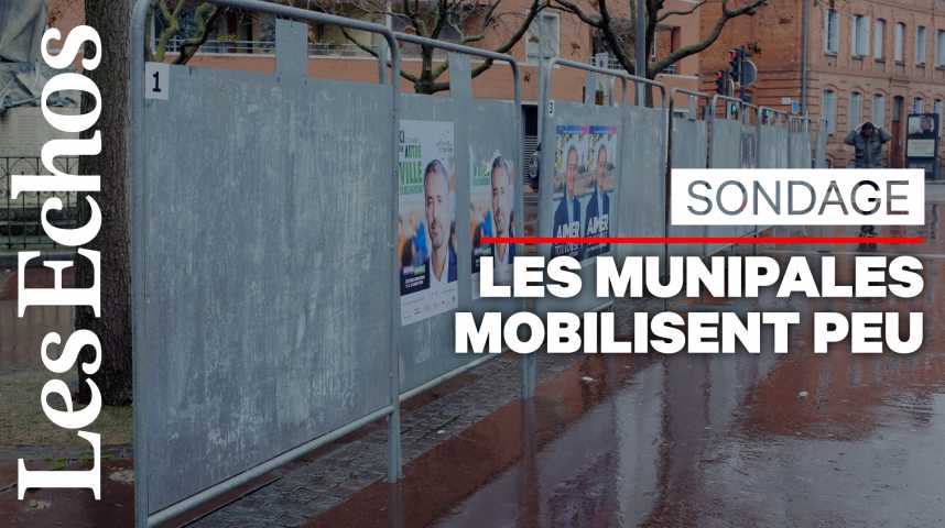 Illustration pour la vidéo Municipales : 62% des Français déclarent avoir l’intention d’aller voter 