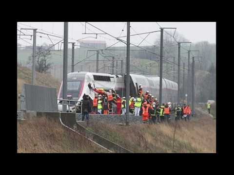 Une coulée de boue fait dérailler le TGV Strasbourg-Paris
