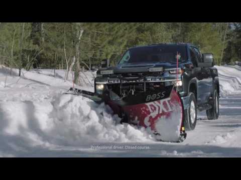 2020 Chevrolet Silverado Winter Plowing