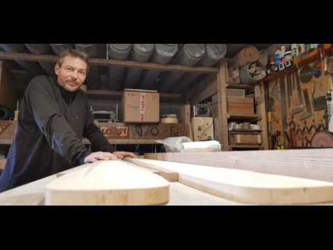 Trois questions à Nicolas Roux, fabricant de skis sur mesure dans les Vosges.