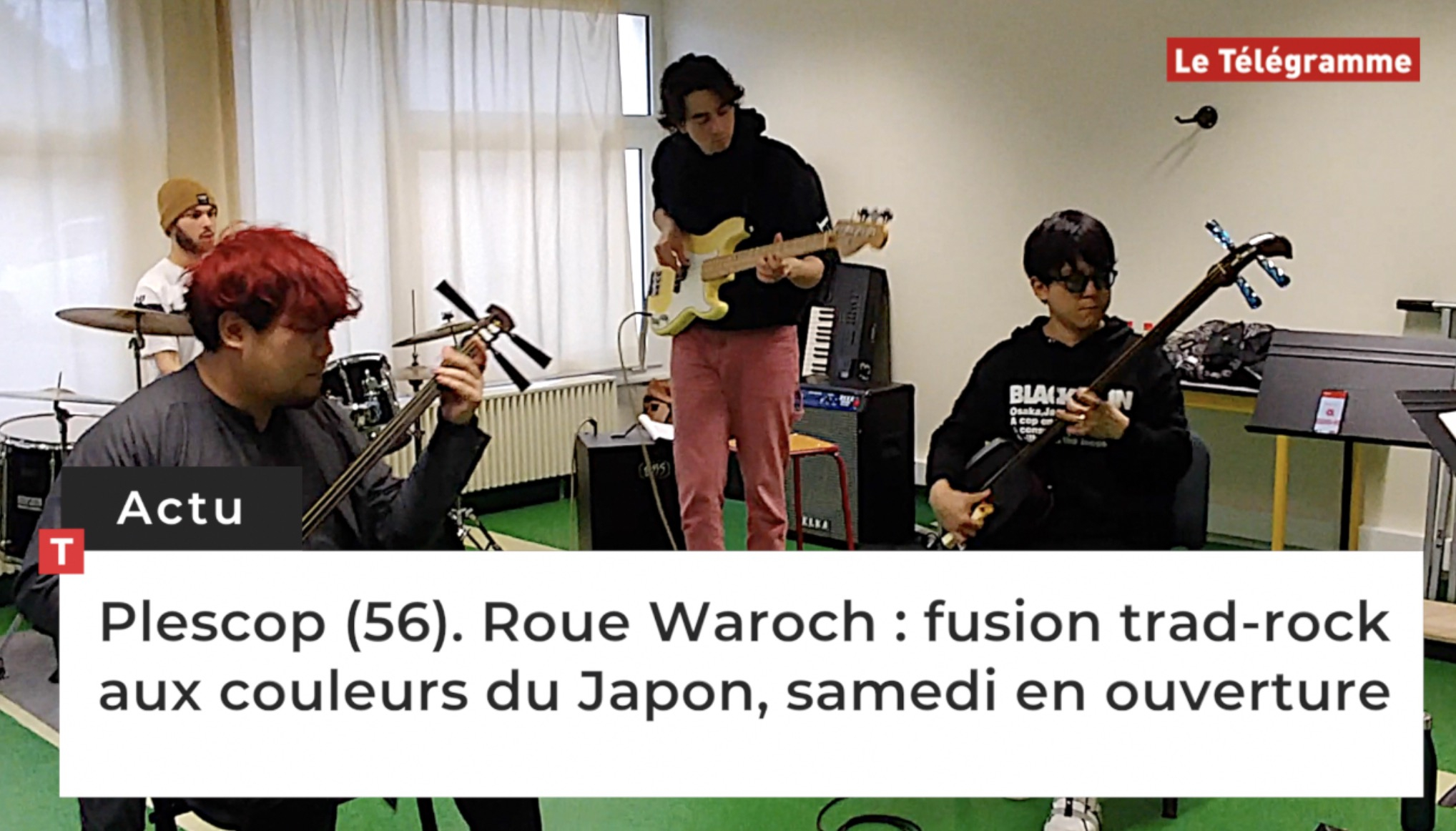 Plescop (56). Roue Waroch : fusion trad-rock aux couleurs du Japon, samedi en ouverture (Le Télégramme)