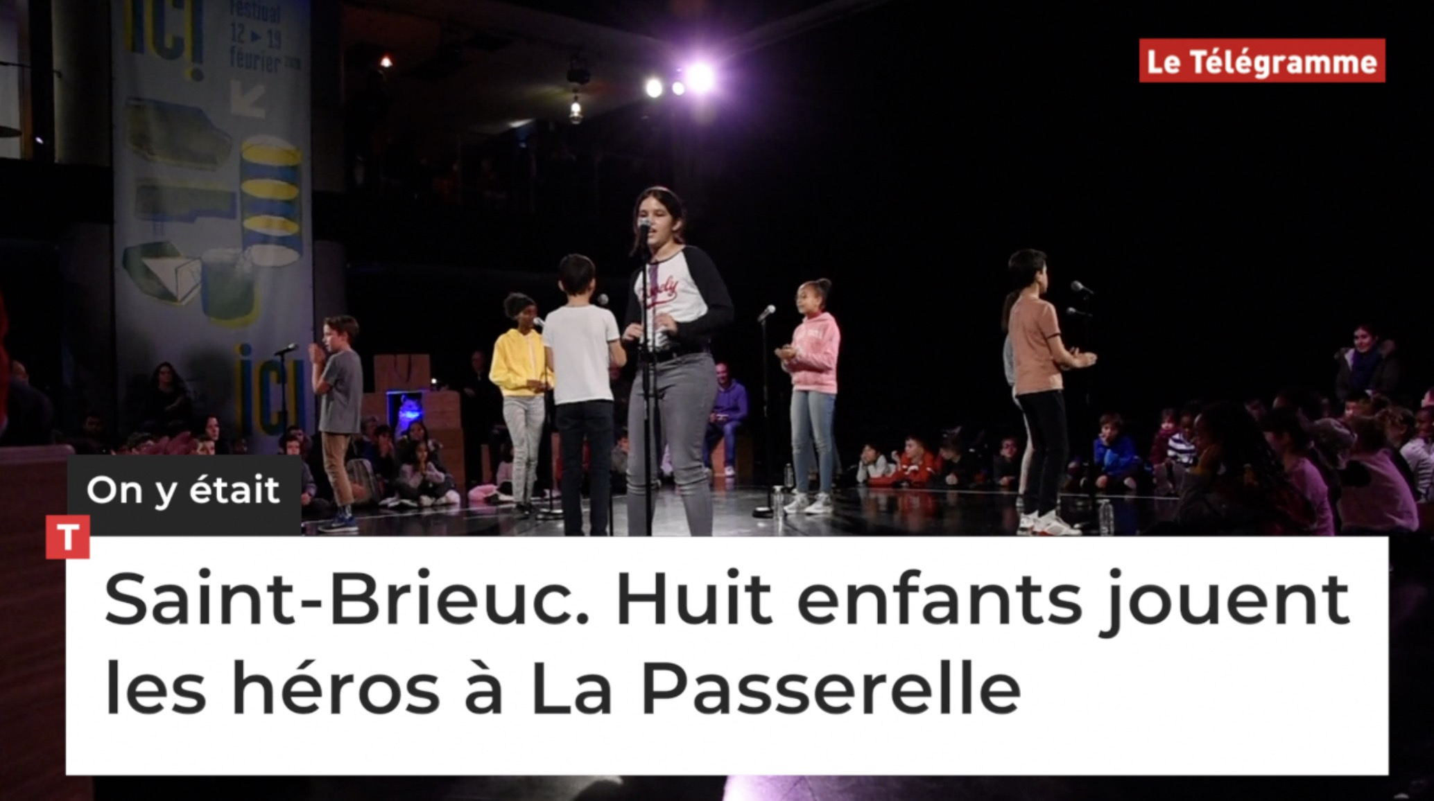 Saint-Brieuc. Entre Eminem, Björk et Arcade Fire, huit enfants ont joué les héros (Le Télégramme)
