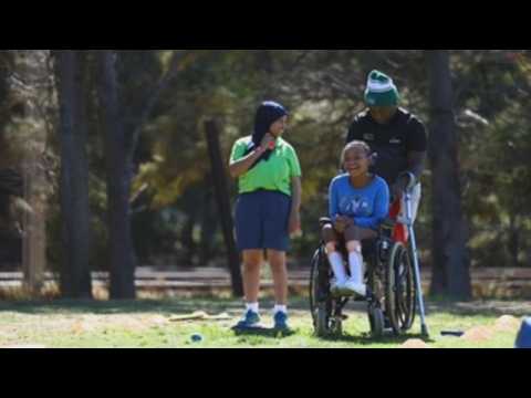 Over 800 children with disabilities take part in a swing program in Cape Town