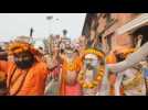 Hindu devotees gather before Maha Shivratri festival in Nepal