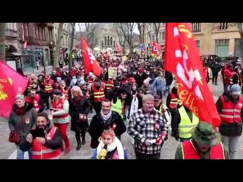 Manif contre la retraite : 1 500 personnes dans la rue à Metz